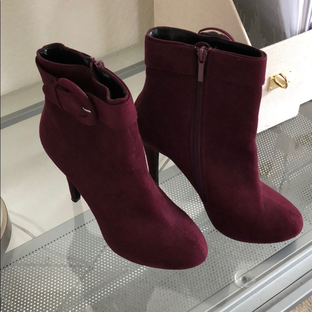 Plum booties - Picture 2 of 3